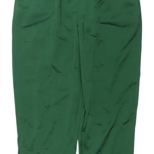 Et Vous Women's Green Relaxed Trousers Size 12