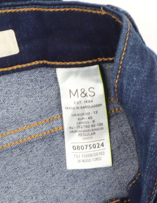 Marks and Spencer Women's Slim Blue Jeans Size 12