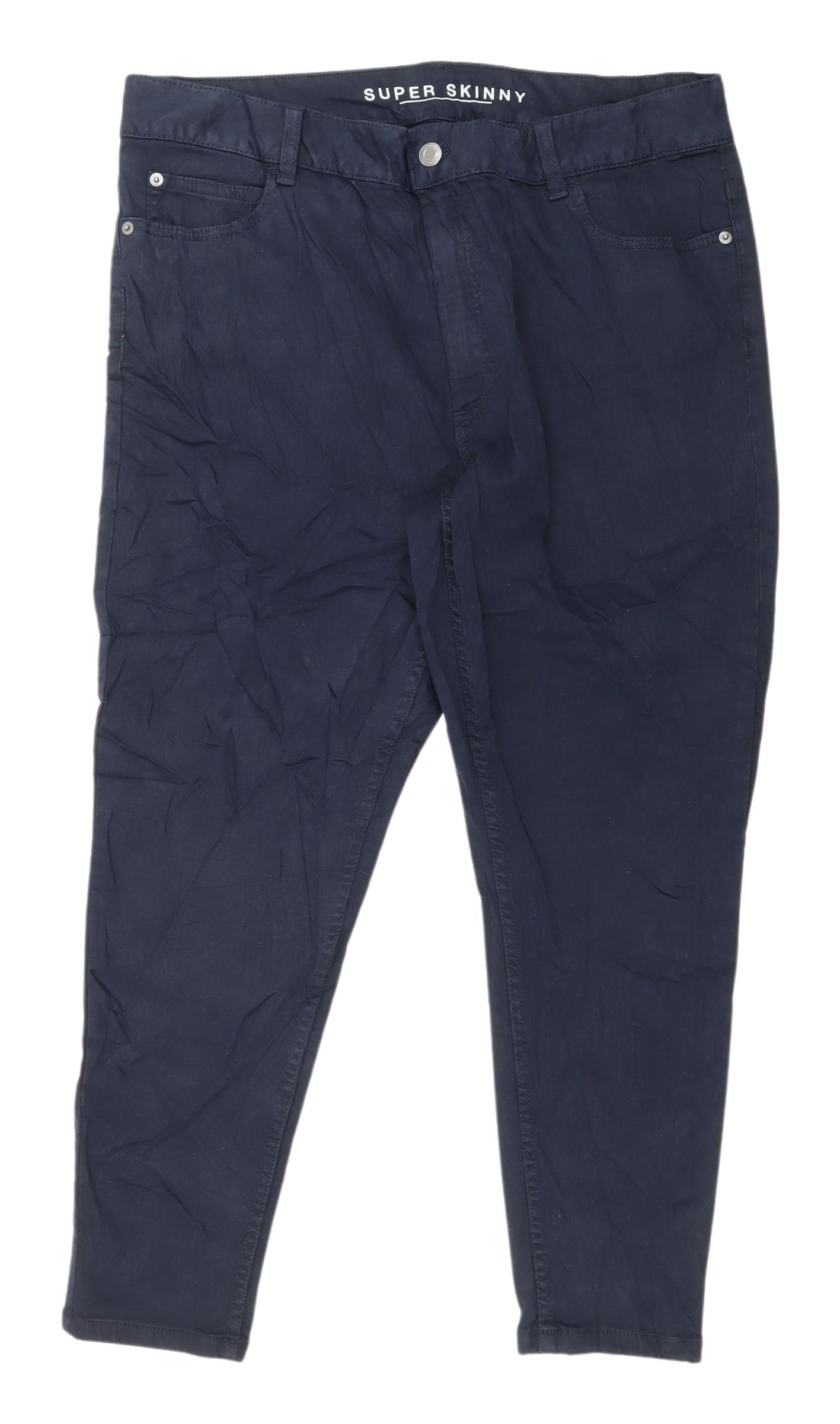 Marks and Spencer Women's Blue Skinny Jeans Size 16