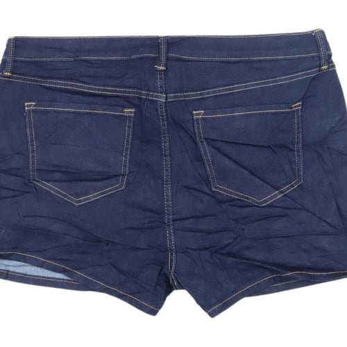 Marks and Spencer Women's Blue Denim Bermuda Shorts