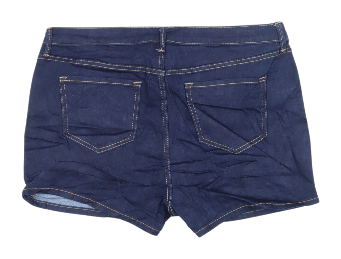 Marks and Spencer Women's Blue Denim Bermuda Shorts