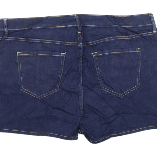 Marks and Spencer Women's Indigo Denim Shorts Size 14
