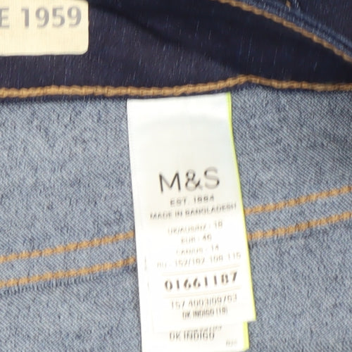 Marks and Spencer Women's Indigo Denim Shorts Size 14