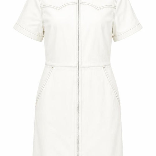 Marks and Spencer Women's Beige Shirt Dress Size 8