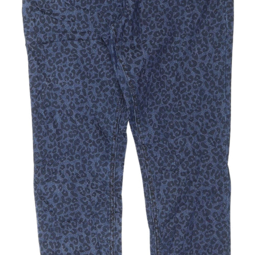 Marks and Spencer Blue Animal Print Jegging, Size 14