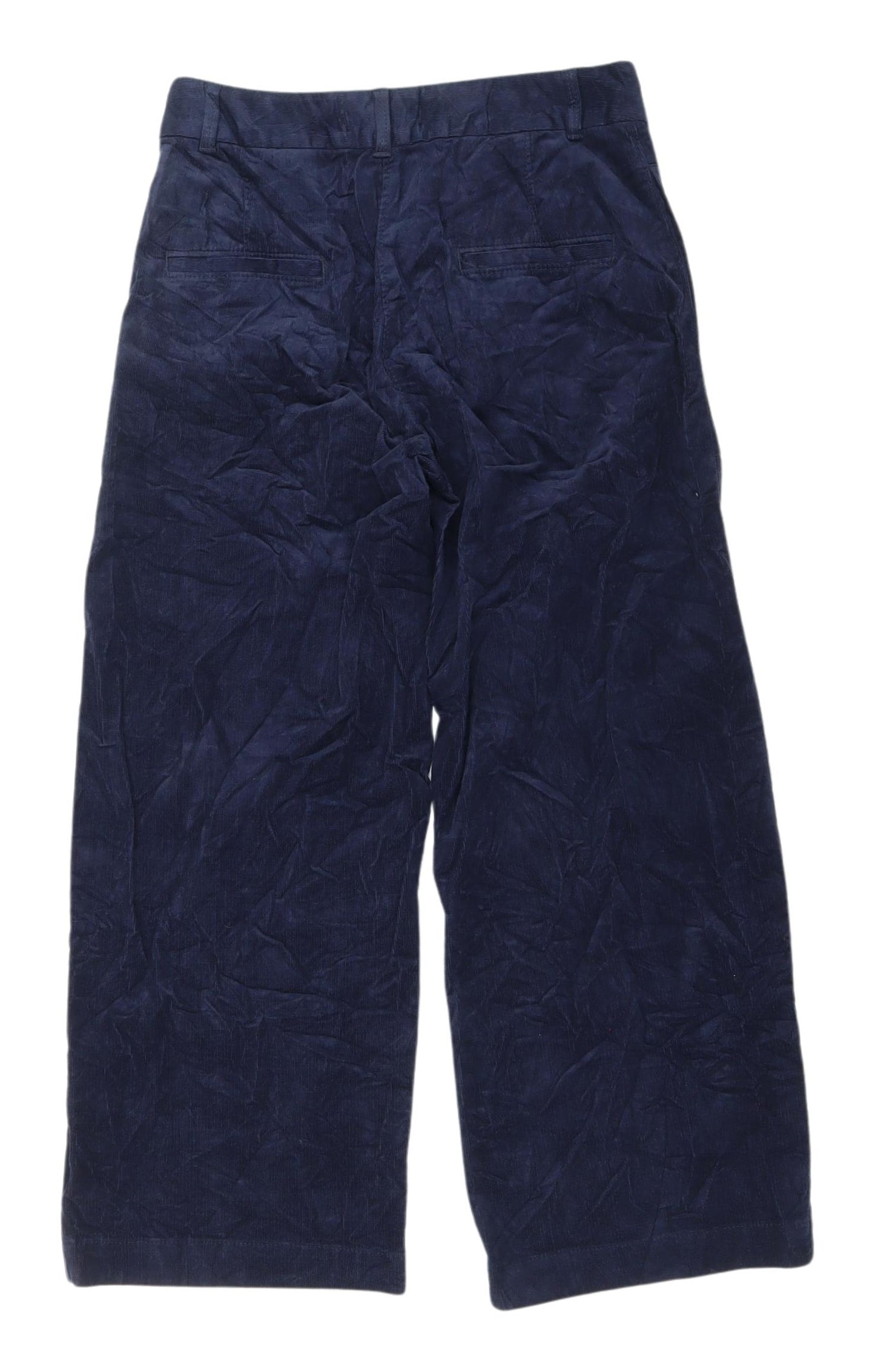 Marks & Spencer Women's Blue Corduroy Trousers - Size 6