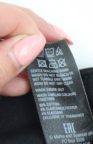 Marks and Spencer Black Skinny Jeans, Size 20, Women's