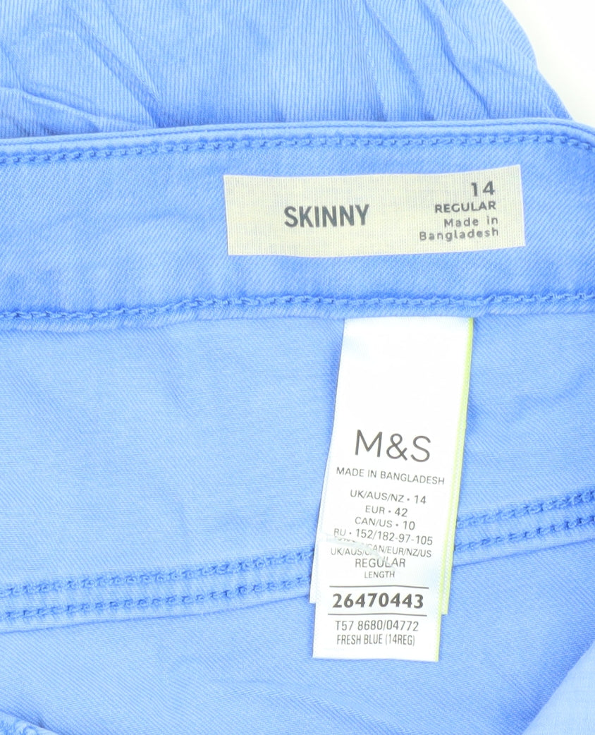 Marks and Spencer Women's Blue Skinny Jeans