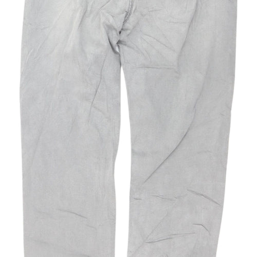 Marks & Spencer Women's Grey Regular Fit Jeans, Size 14
