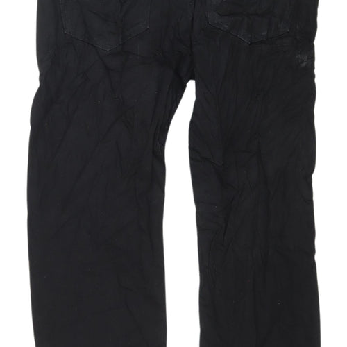 Marks and Spencer Men's Black Straight Jeans 32
