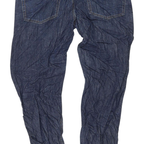 Marks and Spencer Men's Blue Straight Jeans 34