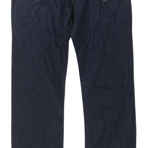 Marks and Spencer Men's Blue Straight Jeans 30