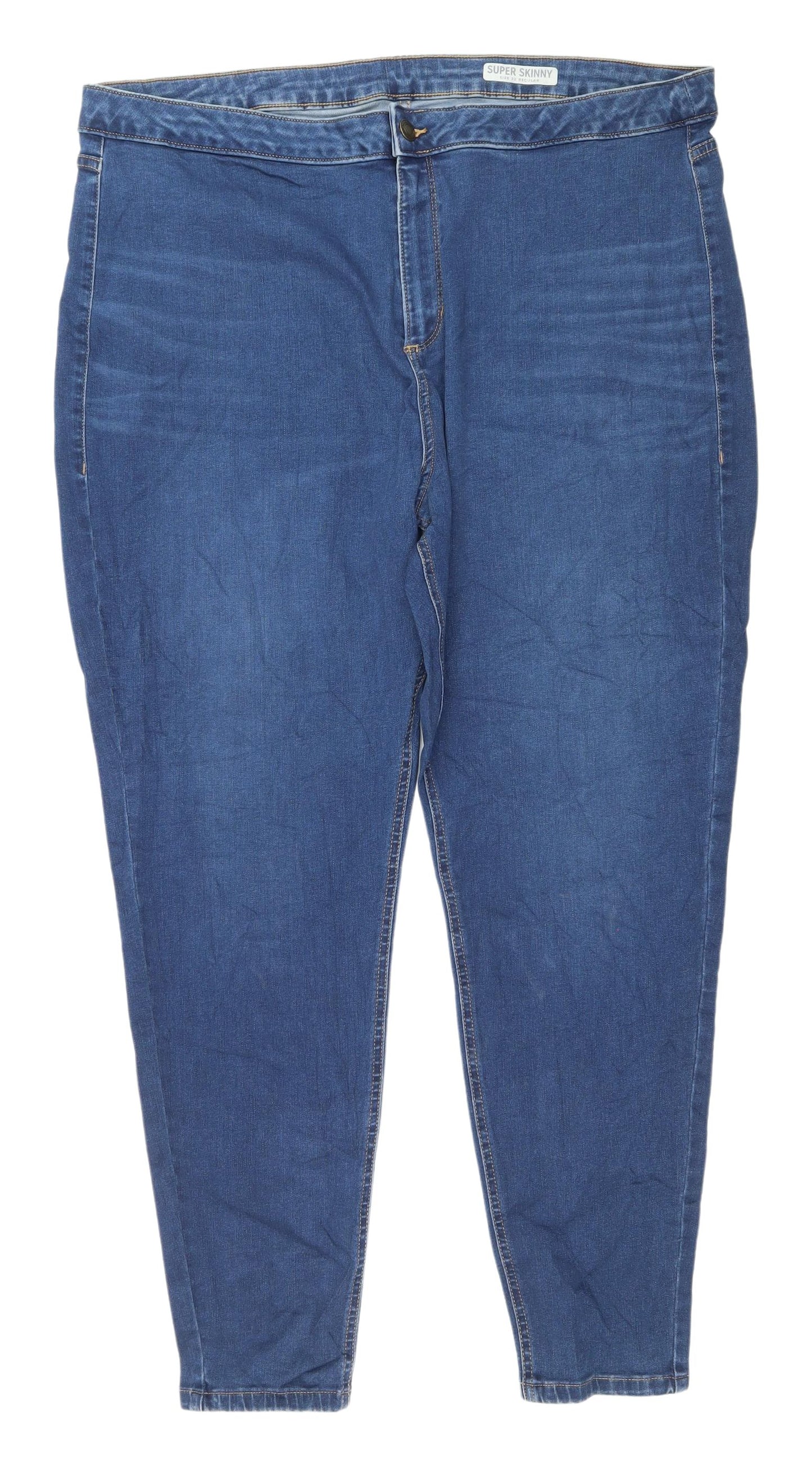 Marks and Spencer Women's Blue Skinny Jeans Size 22