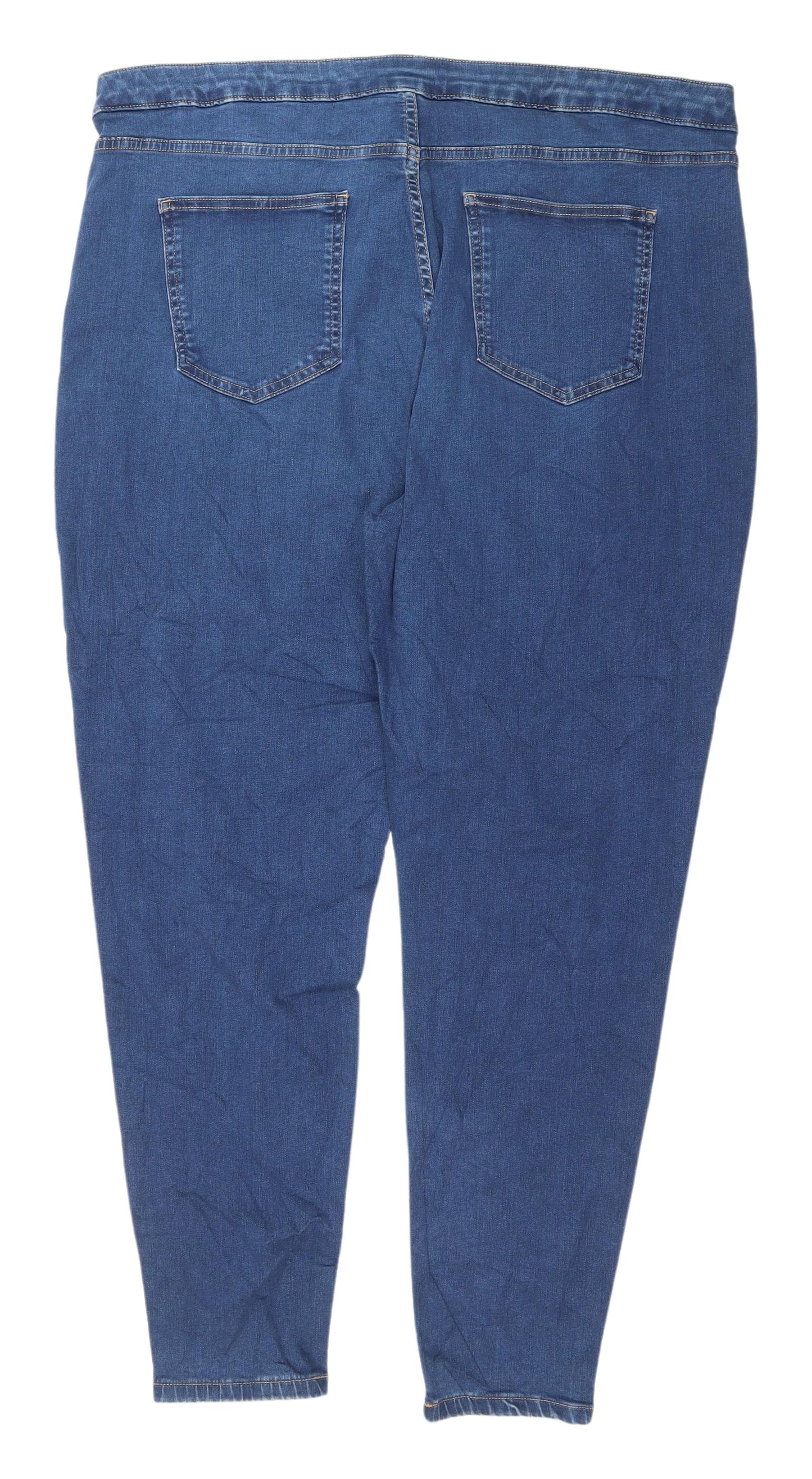 Marks and Spencer Women's Blue Skinny Jeans Size 22