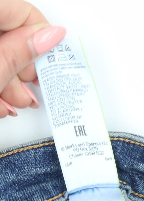 Marks and Spencer Women's Blue Skinny Jeans Size 22