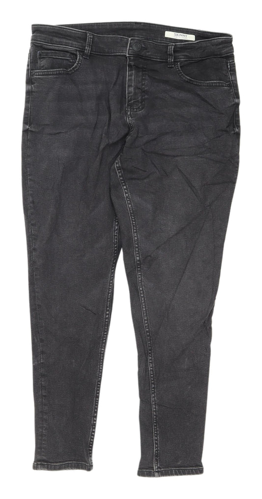 Marks & Spencer Women's Black Skinny Jeans, Size 14