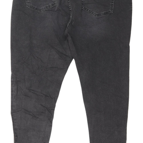 Marks and Spencer Black Skinny Jeans, Size 18, Women's