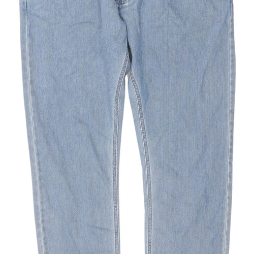 Marks and Spencer Men's Blue Slim Straight Jeans
