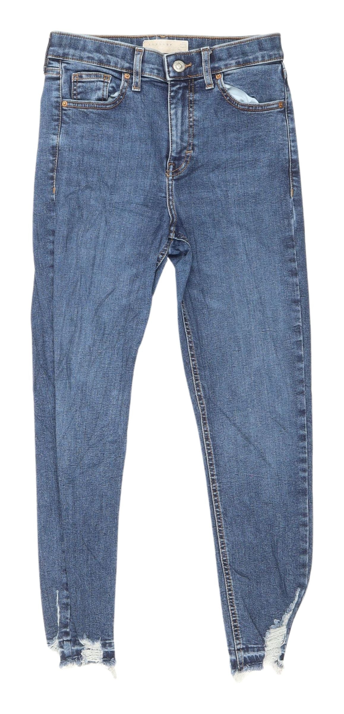 Topshop Women's Blue Skinny Jeans Size 6
