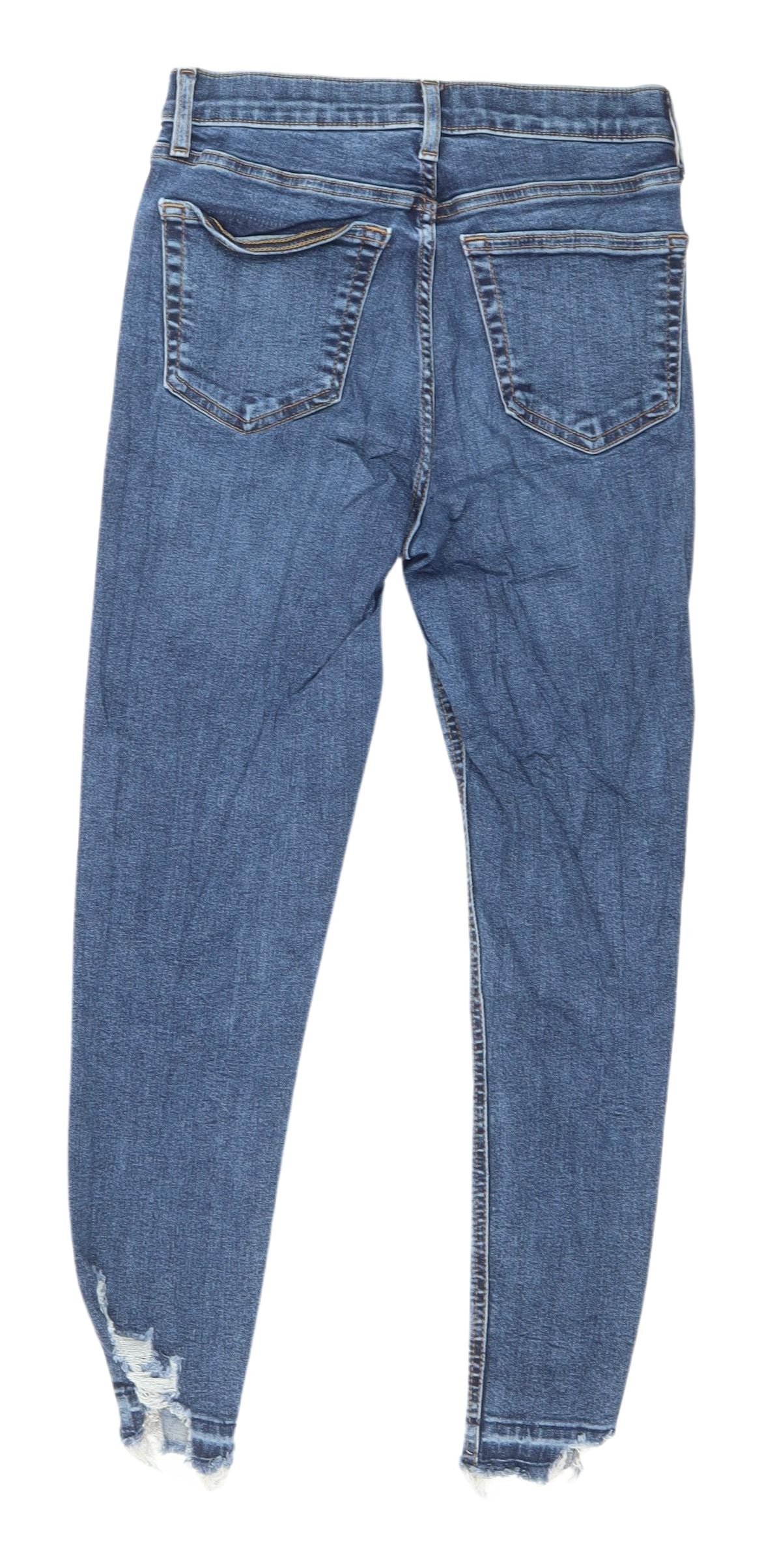 Topshop Women's Blue Skinny Jeans Size 6