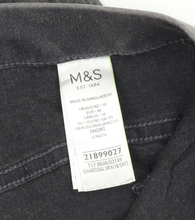 Marks and Spencer Grey Jegging Women Size 18: Comfort Fit