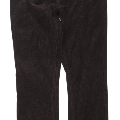 Marks and Spencer Women's Brown Corduroy Trousers