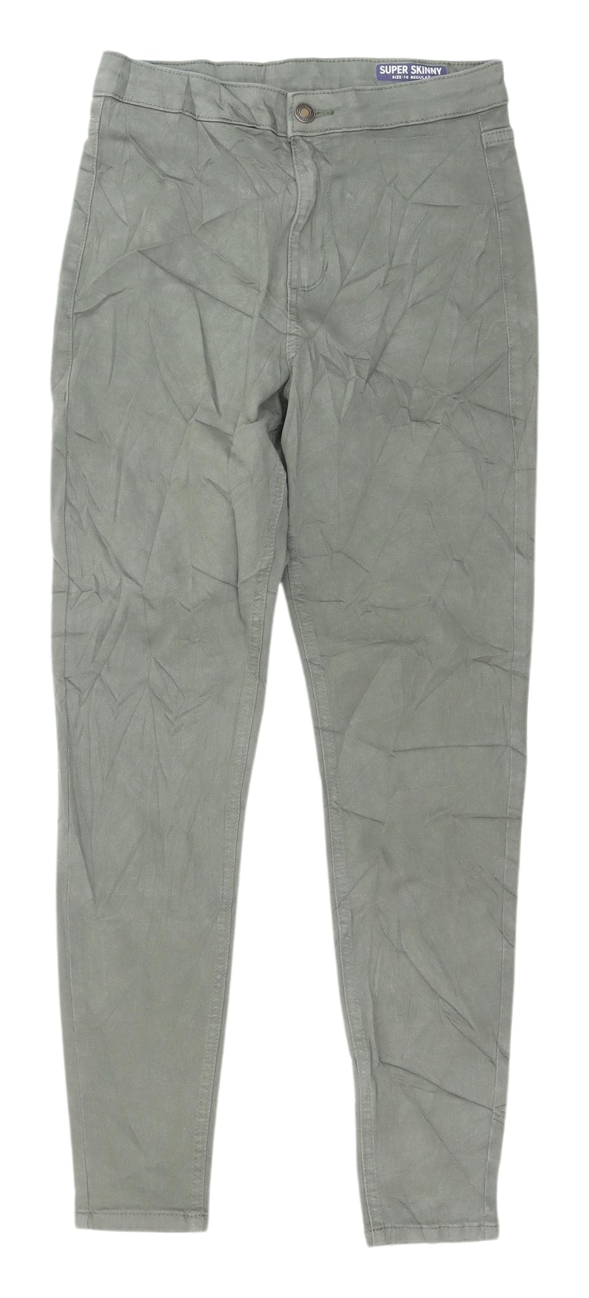 Marks and Spencer Women's Green Skinny Jeans Size 10