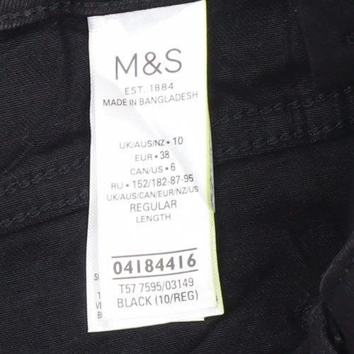 Marks and Spencer Women's Black Bootcut Jeans Size 10