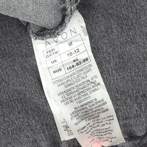 Avon Women's Grey Jegging Elastic Waist Jeans Size 10-12