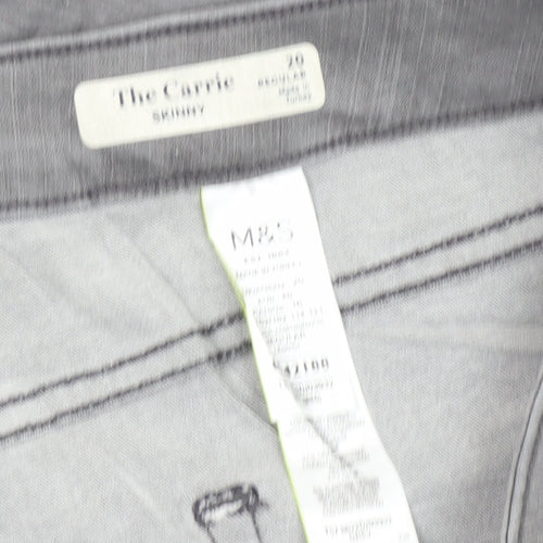 Marks and Spencer Grey Skinny Jeans - Women’s Size 20