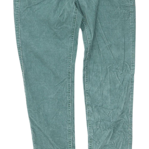 Marks & Spencer Slim Green Trousers Women Size 6