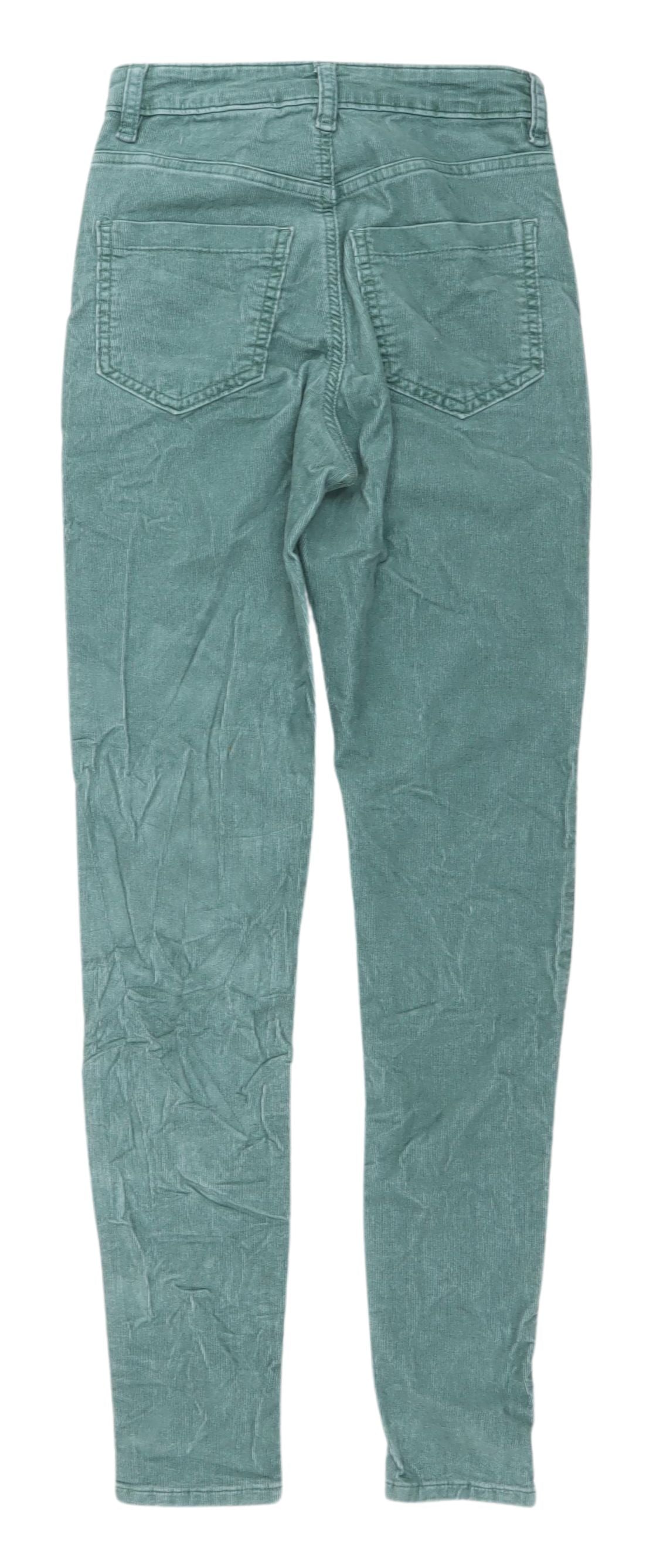 Marks & Spencer Slim Green Trousers Women Size 6