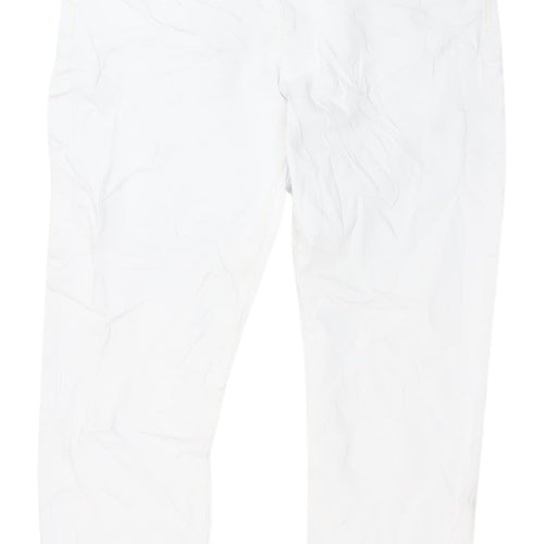 Marks & Spencer Women's White Relaxed Jeans Size 14