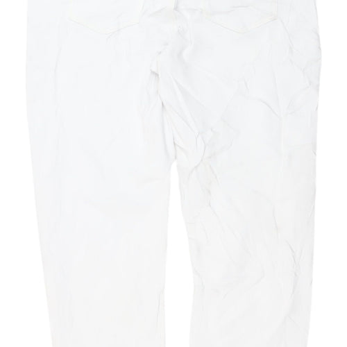 Marks & Spencer Women's White Relaxed Jeans Size 14