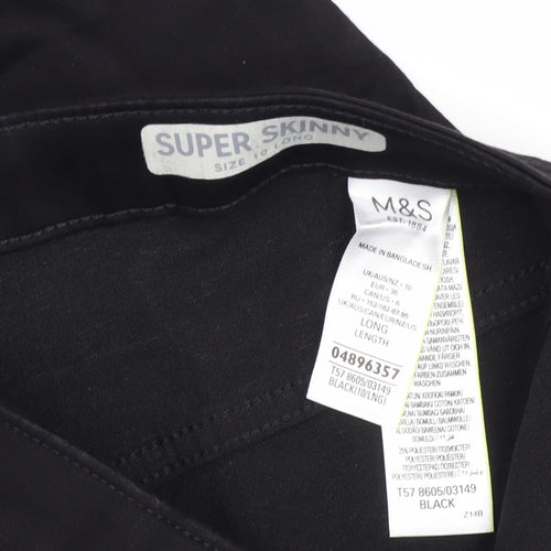 Marks and Spencer Black Skinny Jeans Size 10 Women