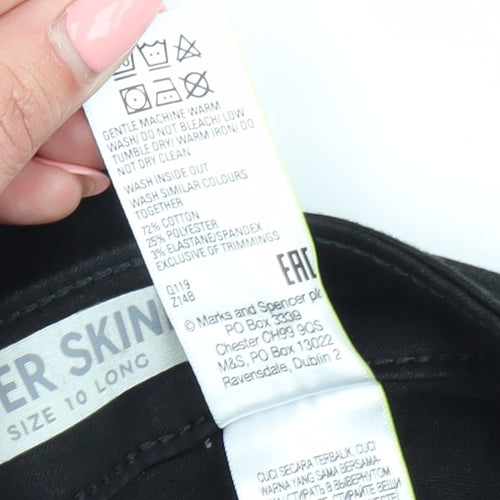Marks and Spencer Black Skinny Jeans Size 10 Women