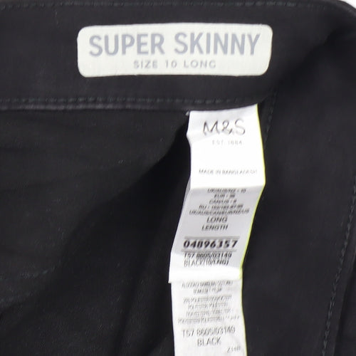 Marks and Spencer Women's Black Skinny Jeans Size 10
