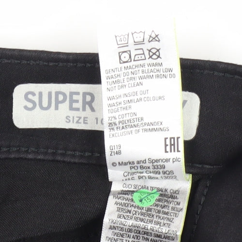 Marks and Spencer Women's Black Skinny Jeans Size 10