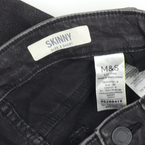 Marks and Spencer Women's Black Skinny Jeans Size 8