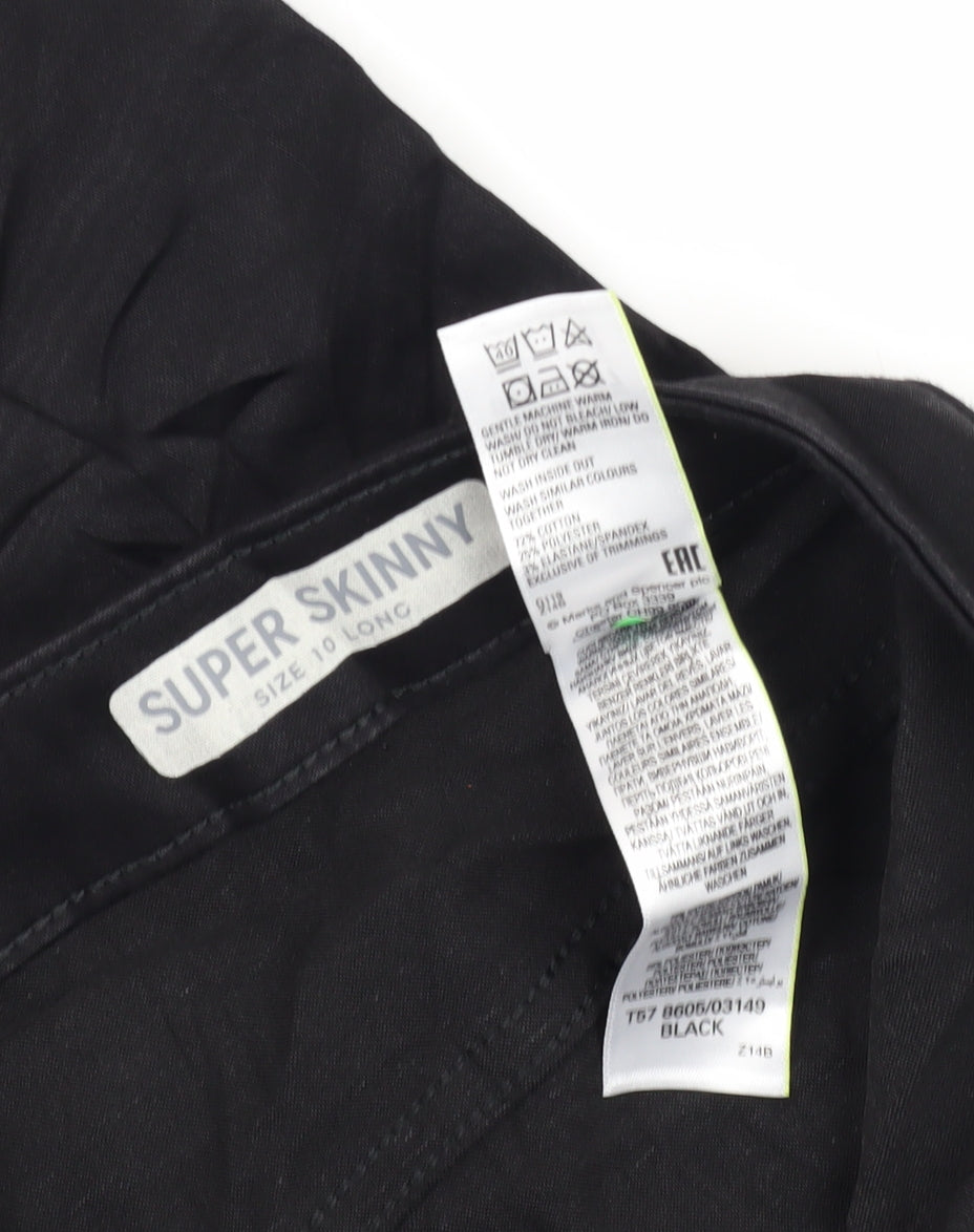 Marks and Spencer Women's Black Skinny Jeans Size 10