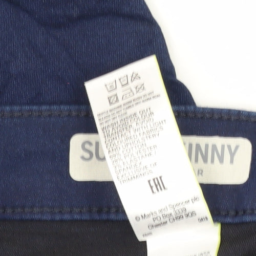 Marks & Spencer Women's Skinny Blue Jeans Size 6