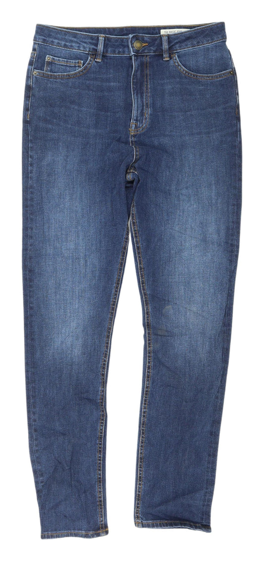 Marks and Spencer Women's Blue Straight Jeans Size 12