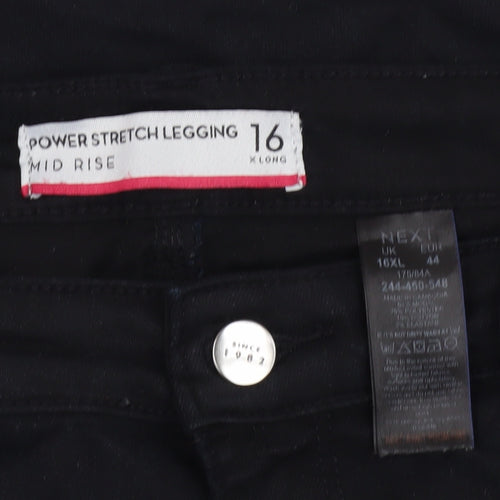 Next Women's Black Slim Jegging Style Jeans Size 16