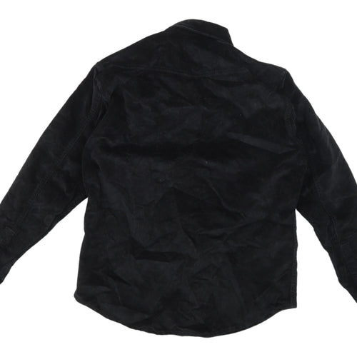 Jack South Men's Black Corduroy Shirt S