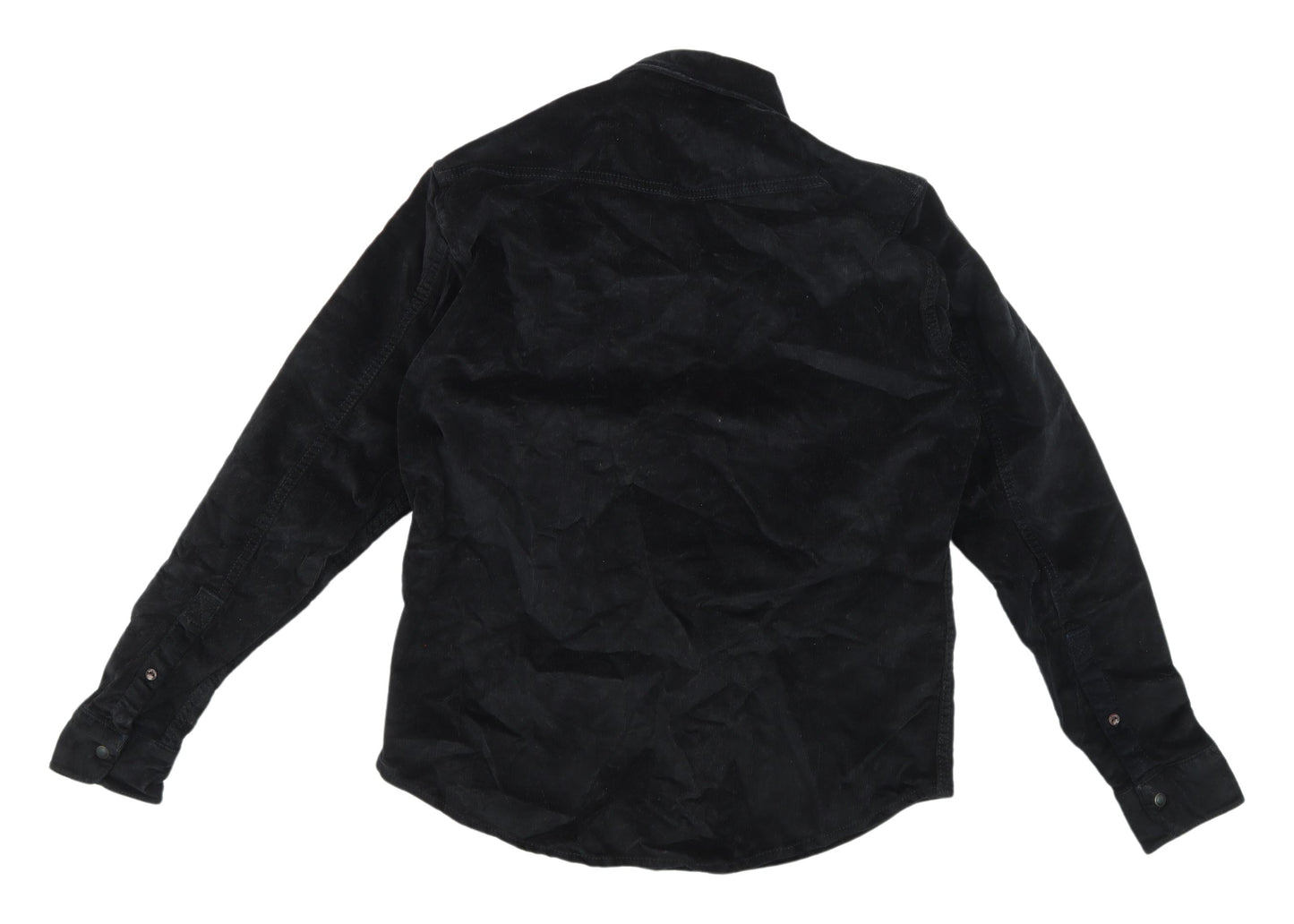 Jack South Men's Black Corduroy Shirt S