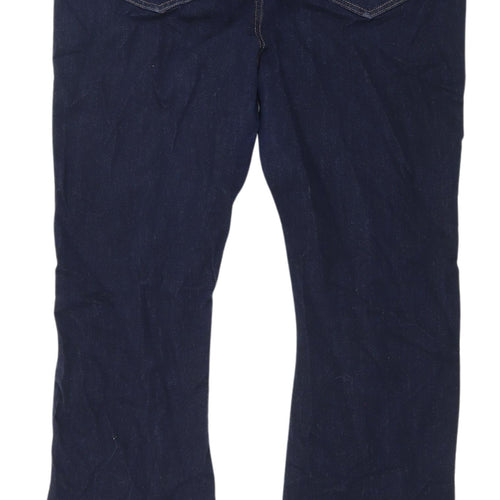 Marks & Spencer Women's Blue Flared Jeans Size 20