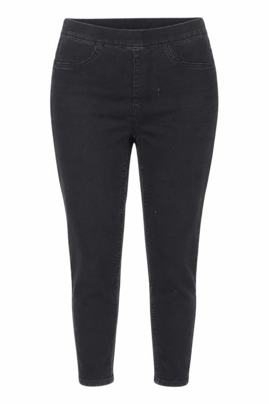 Front view of Marks & Spencer Black Jegging Jeans 8 - Women's Regular Fit