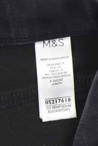 Marks & Spencer Black Jegging Jeans 8 - Women's Regular Fit