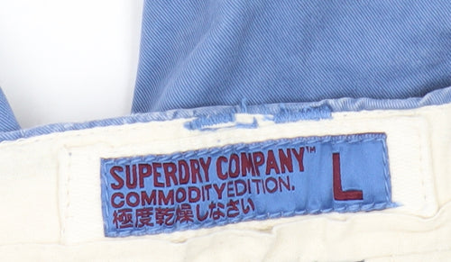 Superdry Blue Chino Shorts - Men's Large