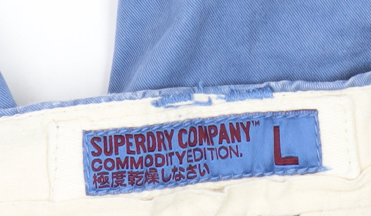Superdry Blue Chino Shorts - Men's Large